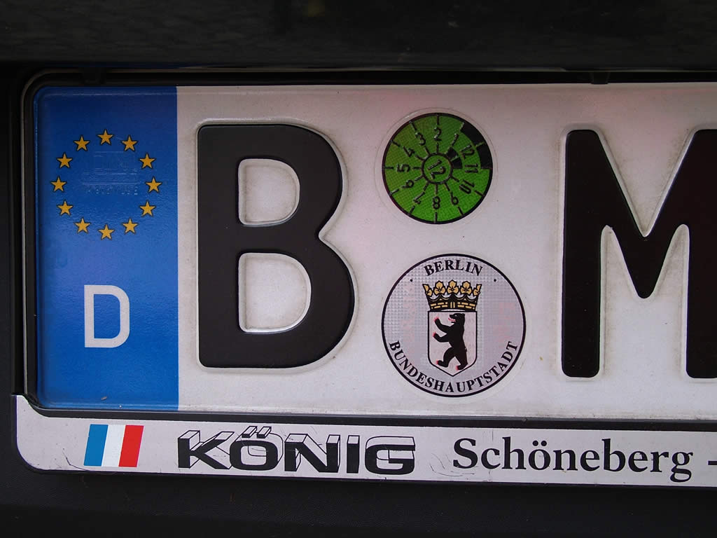 DSCF4433, Berlin car plate