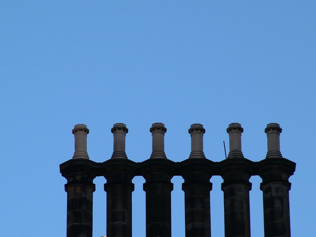 DSCF4728  Edinburgh chimneys