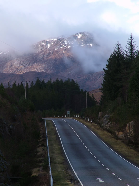 DSCF6120, A887 in Glen Moriston