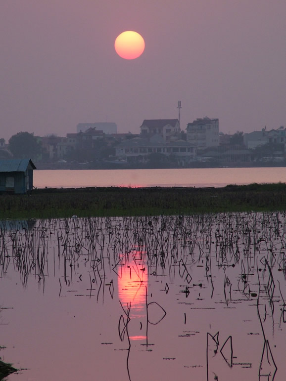 DSCF0114, Hanoi sunset